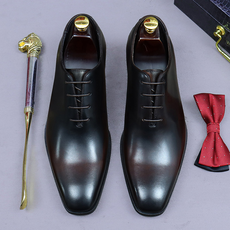 Designer ของแท้หนัง Mens Whole - Men'S Formal Office Wear Shoes บทวิจารณ์และราคา
